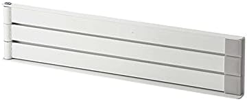 White Metal Towel Rack Wall Mounted Hanger Holder Bar