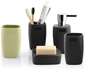 OXOAMP 5-Piececeramic Matte bathroomDispenser set