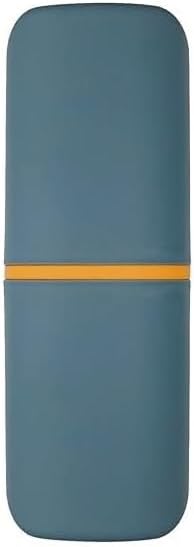 Travel Toothbrush Holder with Cup and Toothpaste Case