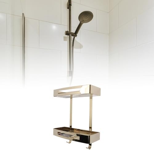 Sturdy 2-Tier Flush Organizer for Washrooms