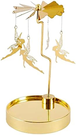 Magnificent Stainless Steel Spinning Candle Holder