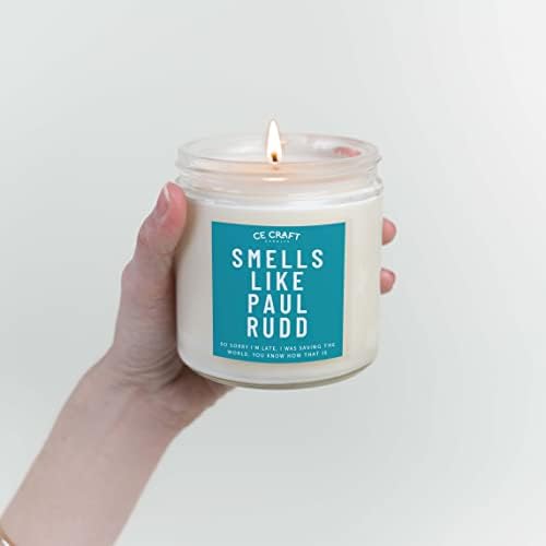 Smells Like Paul Rudd Scented Candle Iced Vanilla Woods Scent