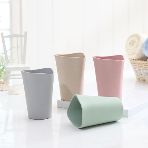 Creative Toothbrush Cup Set Off-White Pink