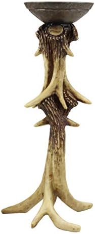 Ebros Gift Antlers Candle Holder