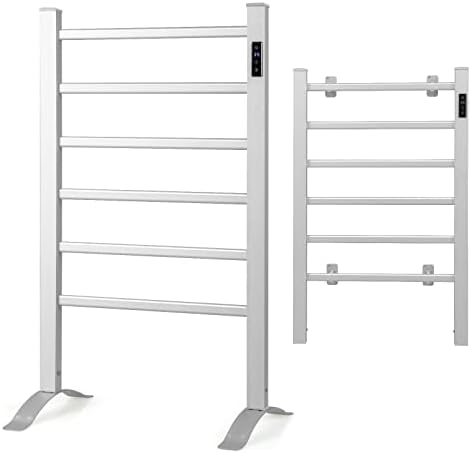 Luxury Heated Towel Rack with Timer LED Display