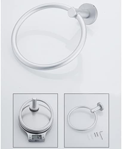 Premium Aluminum Bath Towel Holder Space-Saving Bathroom Storage