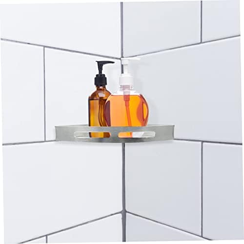 1Set Adhesive Shower Organizer Shelves for Shampoo and Conditioner