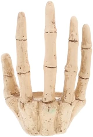 Gothic Skull Hand Candle Holder for Halloween