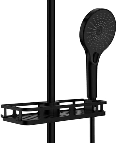 WENKO Libert Black Shower Caddy