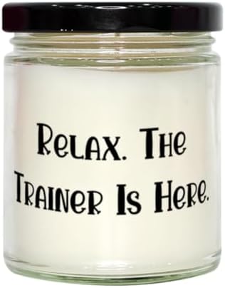 Relaxing Soy Wax Candle for Trainer
