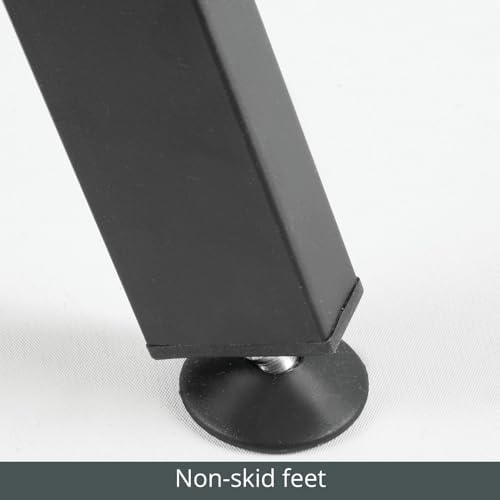 mDesign Decorative Wall Towel Rack with 4 Levels - Matte Black