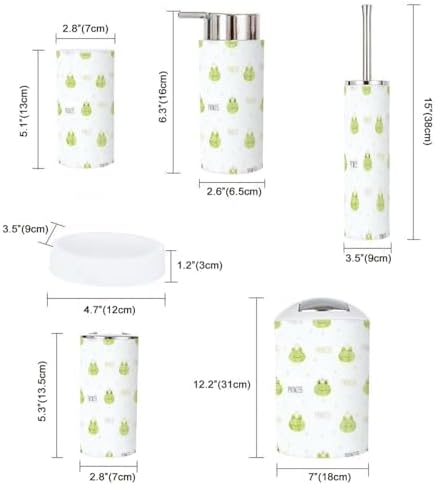 Bathroom Accessories Set for Kids and Adults Modern Design