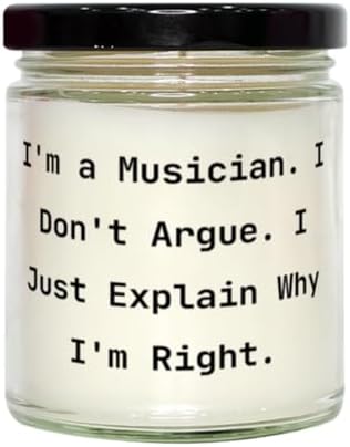 Unique Musician Scent Candle