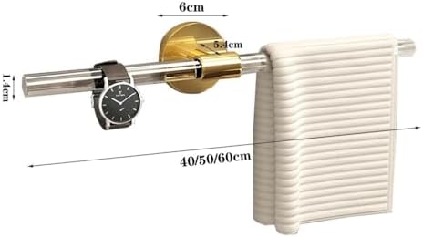 Sturdy Wall-Mounted Towel Bar