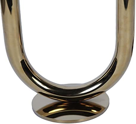Elegant Gold U-Shape Candle Holder