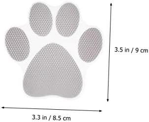 RORPOIR_CARTOON DOG PAW PRINT TUBSHOWERSlip Resistant Sticker Set psychedelic