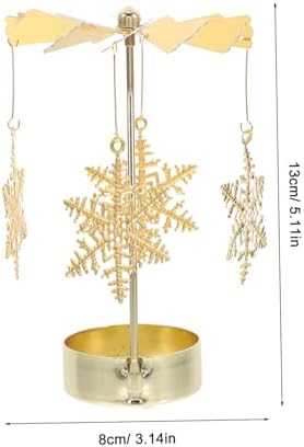 STOBAZA Fairy Carousel Candle Holder - Unique Rotating Candlestick for Christmas Parties