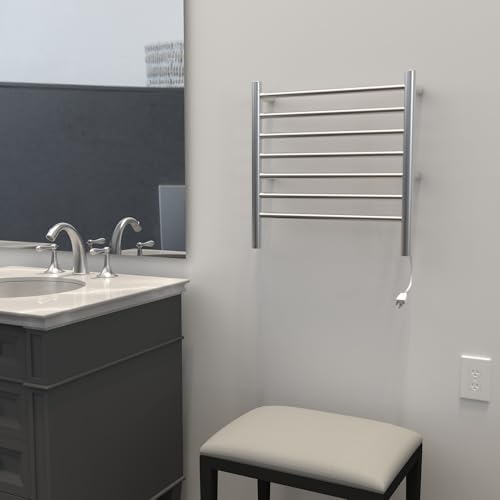 Luxury partnered 7 Bar Towel Warmer with 4 Finishes