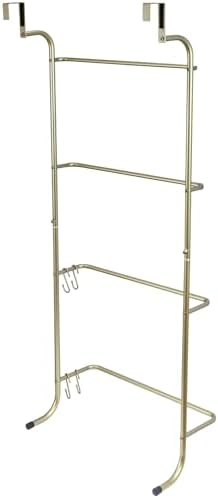 MyGift 4 Rung Over-The-Door Towel Drying Rack