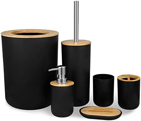 Elegant 6-Piece Bathroom Accessory Set