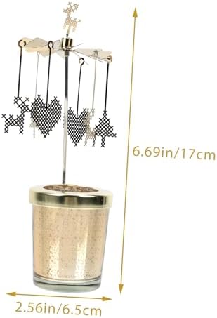 Creative Rotary Candle Holder -Sturdy Elegant for Romantic Settings