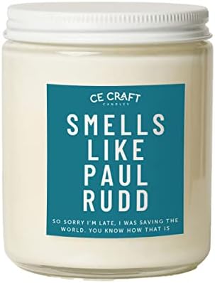 Smells Like Paul Rudd Scented Candle Iced Vanilla Woods Scent