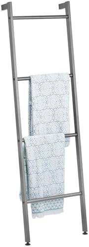 mDesign Metal Leaning Ladder - Graphite Gray