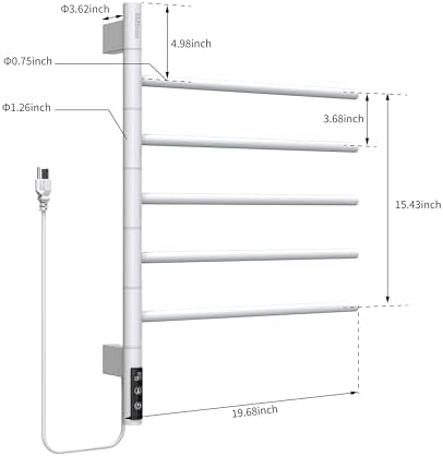 ZZhanle Rotating Towel Rack