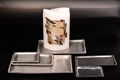 NKlaus-Elegant Candle Plate 10x7cm