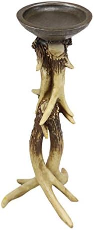Ebros Gift Antlers Candle Holder