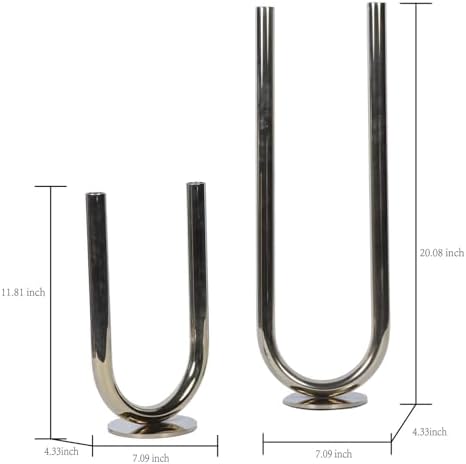 Elegant U-Shaped Candle Holder