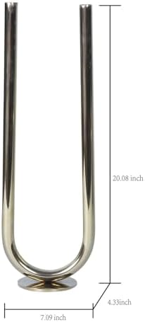 Elegant U-Shaped Candle Holder