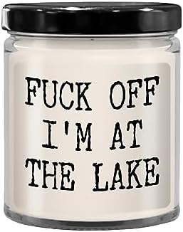 Cute But Rude Fuck Off Im at the Lake 9oz Vanilla Candle