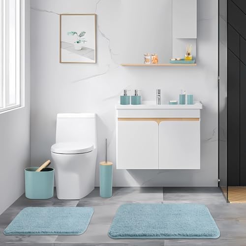 XLHOMO Light Blue Bathroom Accessories Set 25PC