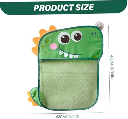 Baby Bath Toy Organizer with Dinosaur Design