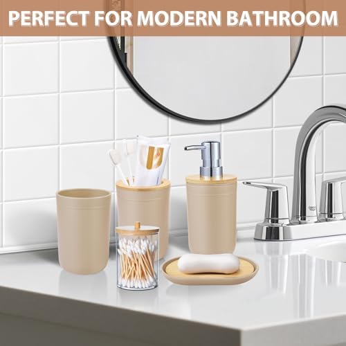 iMucci 5 Piece Bathroom Accessories Set