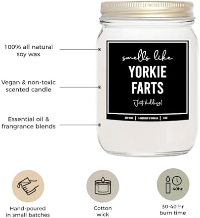 YouNique Designs Yorkie Candles