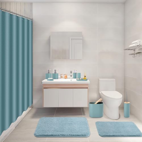 XLHOMO Light Blue Bathroom Accessories Set 25PC