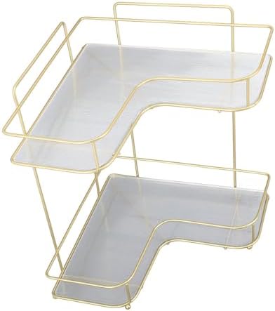 Corner Bathroom Organiser with Adjustable Shelves
