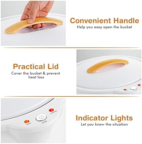 Costway Bucket Towel Warmer With Fragrance Holder
