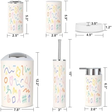 GISGBJWBathroom Accessories Set 6 Packing Idea New Bamboofuncs Small Space Organizers