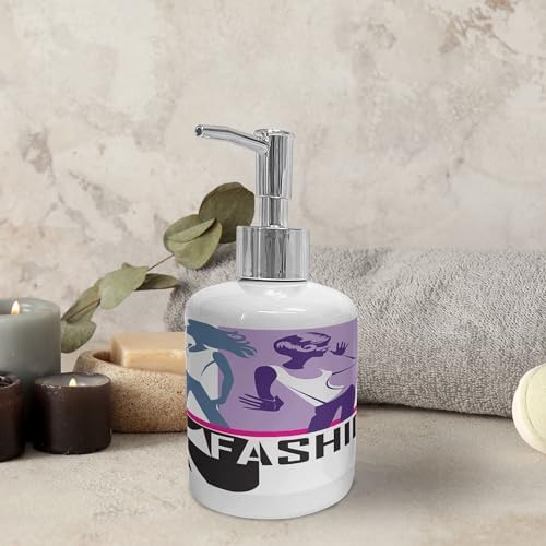 Elegant Home Decor Set of 2 - Toothbrush Soap Dispenser