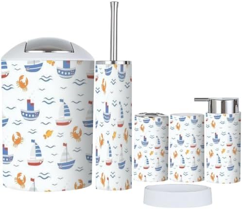Nautical Kids 6-Piece Bath Set Enjoy