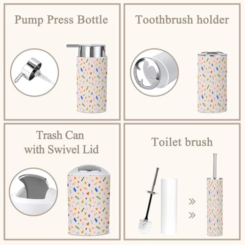 Ergonomic Modern Bathroom Set for Compact Spaces