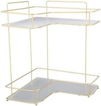 Corner Bathroom Organiser with Adjustable Shelves