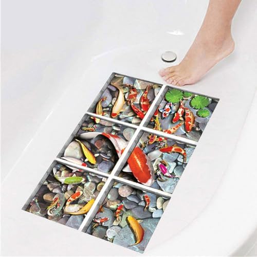 Non-Slip Bathtub Stickers for Adults and Kids 59x59 inch x6pcs