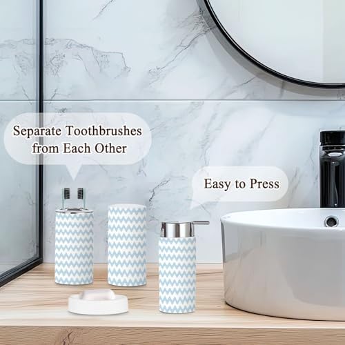 6-Piece Boho Bathroom Accessories Set