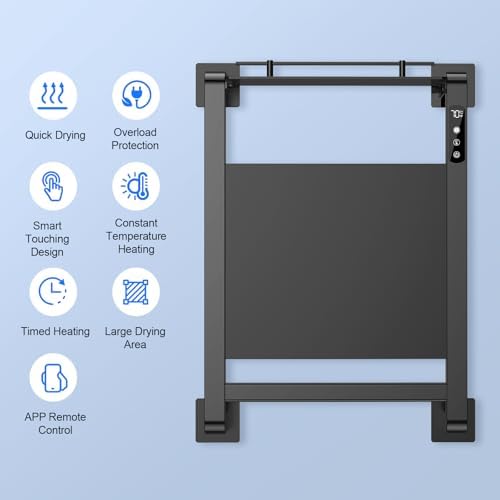 Heated Towel Rack - Quick Heating Durable Design