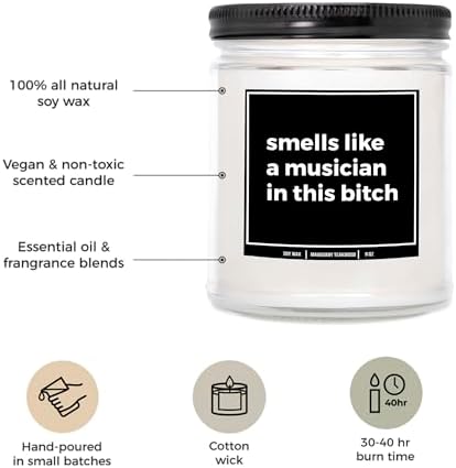 Personalized Music Candle