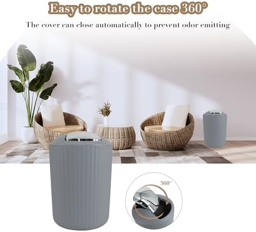 Grey Bathroom Accessories Set